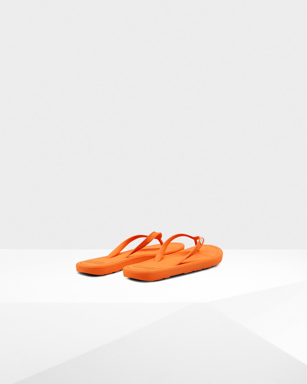 Hunter Original Flip Flops - Shop Online Womens Orange - VNUYOE830